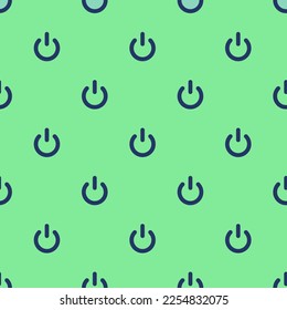 Seamless repeating tiling power flat icon pattern of pearl aqua and st. patrick's blue color. Background for music sheet.