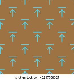 Seamless repeating tiling publish flat icon pattern of rose vale and medium turquoise color. Design for quiz.