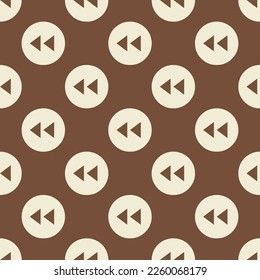 Seamless repeating tiling reverse alt flat icon pattern of coffee and eggshell color. Design for quiz.