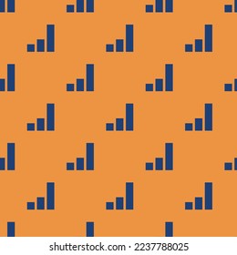 Seamless repeating tiling sequence h flat icon pattern of indian yellow and st. patrick's blue color. Background for advertisment.