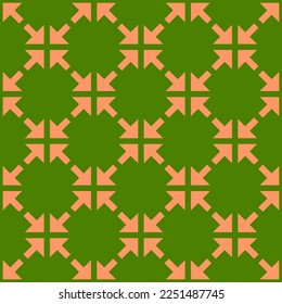 Seamless repeating tiling shrink flat icon pattern of avocado and pink-orange color. Background for office.