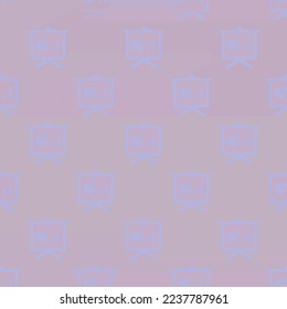 Seamless repeating tiling slider flat icon pattern of lilac and light pastel purple color. Background for banner.
