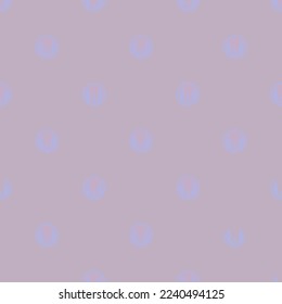 Seamless repeating tiling starwars jedi flat icon pattern of lilac and light pastel purple color. Design for announcement.