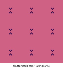 Seamless repeating tiling unfold less flat icon pattern of blush and persian indigo color. Background for login page.