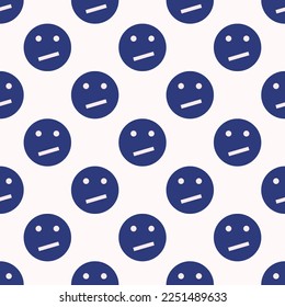 Seamless repeating tiling wondering flat icon pattern of linen and st. patrick's blue color. Design for quiz.