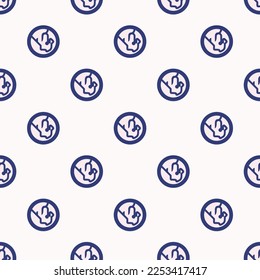 Seamless repeating tiling world outline flat icon pattern of linen and st. patrick's blue color. Design for pizza box.