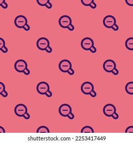 Las baldosas repitiendo sin inconveniente reducen el contorno del patrón de icono plano de color índigo violeta-rojo pálido y persa. Antecedentes del sitio web.