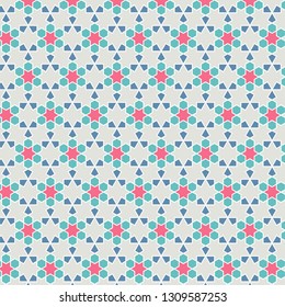 Seamless Repeating Traditional Islamic Geometric Pattern