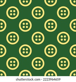 Seamless repeating twilio flat icon pattern, hunter green and mellow yellow color. Background for slogan.