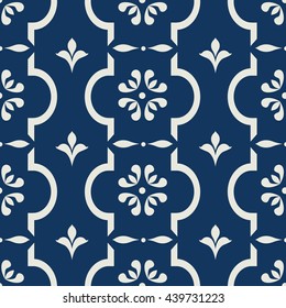 Seamless repeating vintage background for textile design. Wallpaper, fabric, textures are individual objects, modern pattern, stock vector