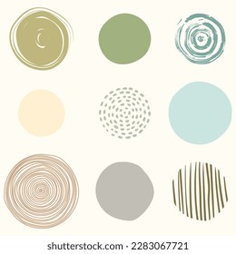 Patrones repetitivos sin inconvenientes elementos estilo japonés vintage simple pincel de pincel líneas redondeadas ilustración