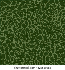 Seamless reptile skin vector pattern. Green. Backgrounds & textures shop.