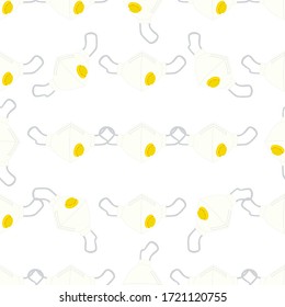 Seamless of respirator masks for prevention coronavirus from covid. Respirator masks consisting of covid accessory with prevention coronavirus. Respirator masks covid is main prevention coronavirus.