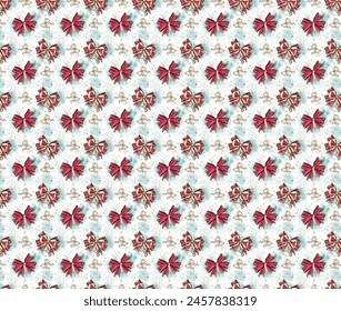 Seamless retro 1940s pattern in cute ribbons. Vintage sea striped background for textile, wallpaper, pattern fills, covers, surface, print, wrap, scrapbooking, decoupage. Regular order.