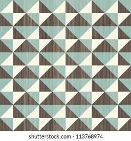 seamless retro abstract pattern in blue grey and brown