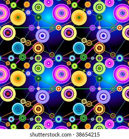 Seamless retro background