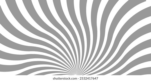 Seamless retro black sunrise stripe sunburst texture design.
