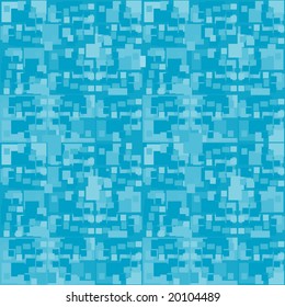 Seamless retro blue vector pattern