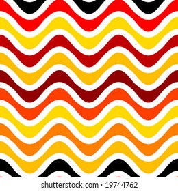 seamless retro color wave pattern