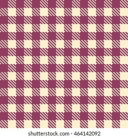 Seamless retro cream-pink square tablecloth