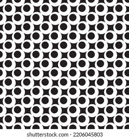 Seamless retro decorative dot pattern background