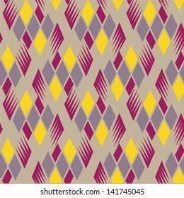 seamless retro diamond pattern 4