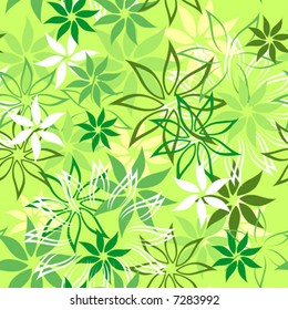  Seamless retro floral pattern
