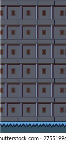 Seamless Retro Game Background Repetitive