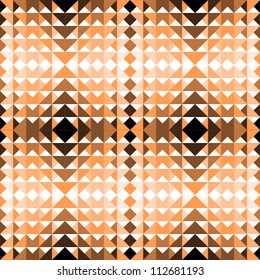 Seamless Retro Geometric Pattern