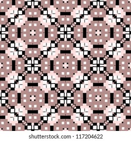 Seamless Retro Geometric Pattern