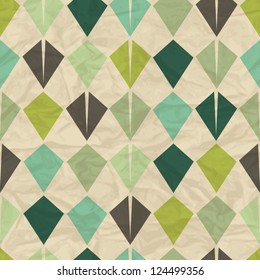 Seamless retro geometric pattern.