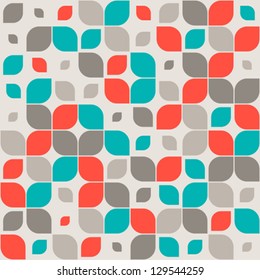 Seamless retro geometric pattern.