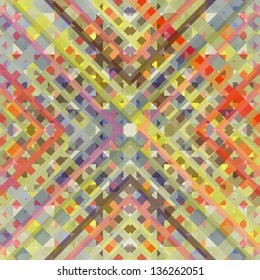 Seamless Retro Geometric Pattern 