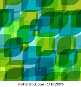 Seamless retro geometric pattern.