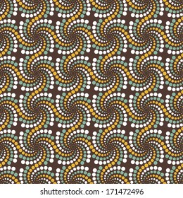 seamless retro geometric pattern
