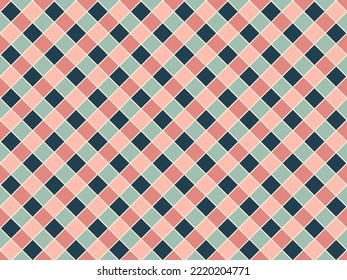 Seamless retro geometric pattern. Abstract background with vintage color. bohemian wallpaper. Vector Illustration. 