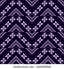 nahtloses geometrisches Retro-Muster. Es kann für Stoff, Möbel, Stoff, Verpackung und Hintergrund verwendet werden.  