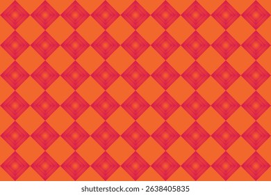 Seamless retro geometric pattern with colorful triangles design or decorative square tile wallpaper.