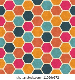 Seamless retro geometric pattern. EPS10 vector texture.