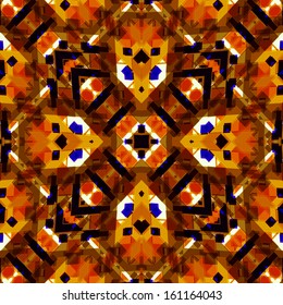 Seamless Retro Geometric Pattern/ Vintage background with classy patterns/ Abstract Ethnic Geometric Pattern/ Ethnic modern geometric seamless pattern ornament 