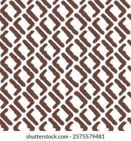 seamless retro geometry background with argyle painted lines. fabric textile textur with brush strokes grunge pattern for linen, fabric, wallpaper. trendy vector background