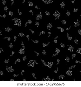 Seamless retro hand drawn teapots, great design for any purposes. Seamless pattern. Teapot hand drawn a pattern in Chinese style on black background. Retro typography. Kettle icon. Isolated vector.