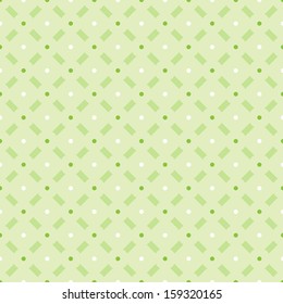 Seamless retro hand-drawn polka dot pattern.