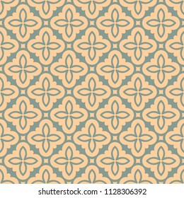 seamless retro ornamental pattern vector illustration