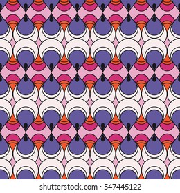 seamless retro pattern