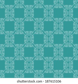 Seamless retro pattern with abstract motif