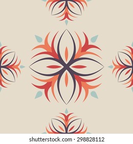 Seamless retro pattern background