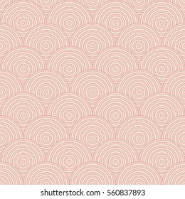 seamless retro pattern with circles