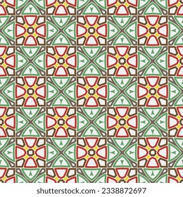 Seamless retro pattern with flowers.Vintage retro texture. Simple background.