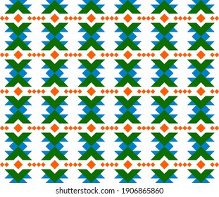 Seamless retro pattern geometrical vector texture background. Mosaic texture for textile, clown, carpeting, warp, book cover, clothes.